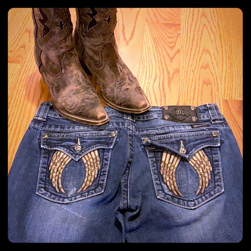 Miss Me Boot Cut with Winged Pockets